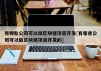 有哪些公司可以做区块链项目开发[有哪些公司可以做区块链项目开发的]